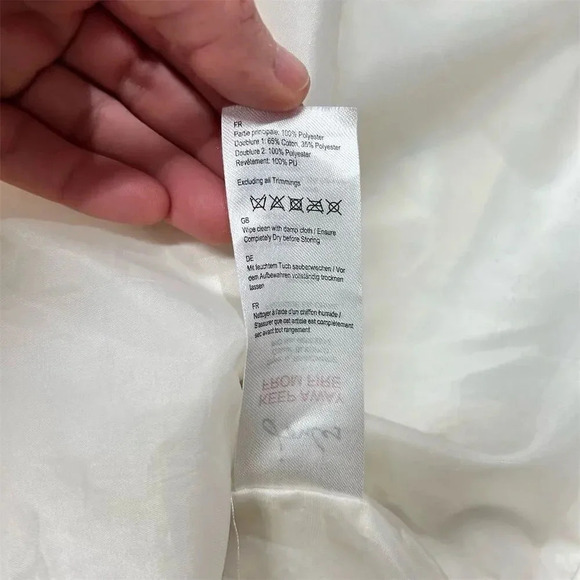 Joules Women's EU size XS White Polka Dot Hooded Raincoat Casual Spring - Picture 2 of 12